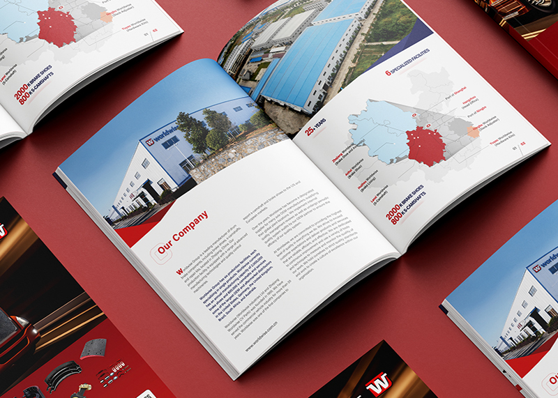 簽約浙江世威汽車零部件有限公司宣傳冊設(shè)計(jì)制作