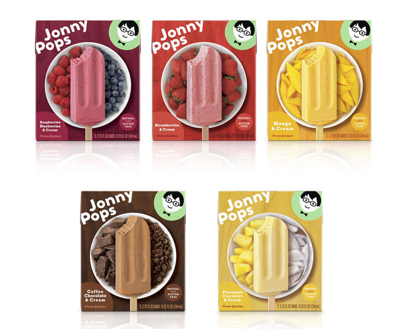 一款冰棒冰淇淋促銷海報設計