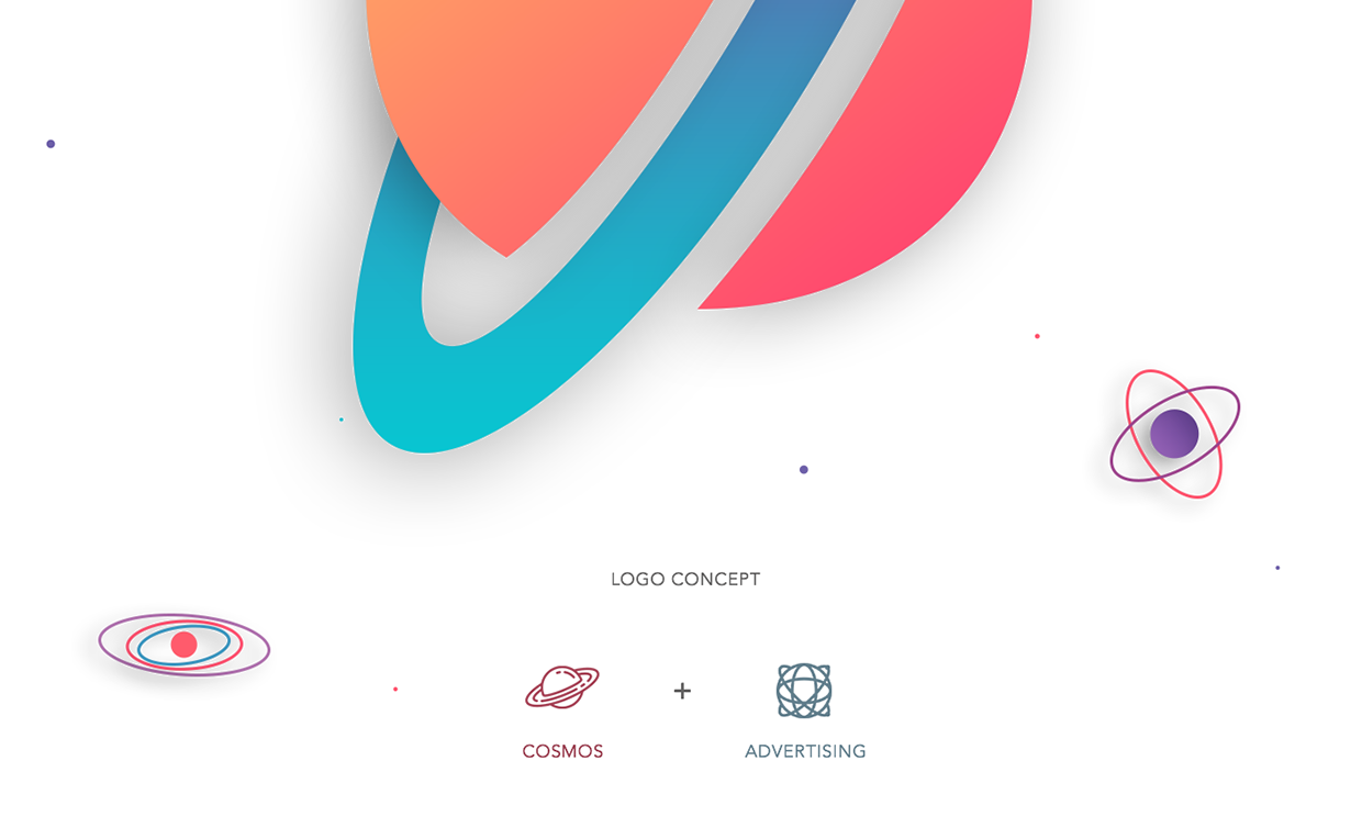 阿聯(lián)酋cosmos廣告公司創(chuàng)意VI設計