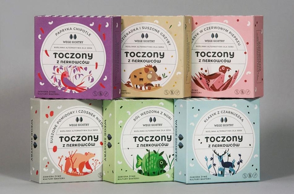 可鹽可甜，動(dòng)物愛好者的心頭好｜小清新插畫素食包裝設(shè)計(jì)