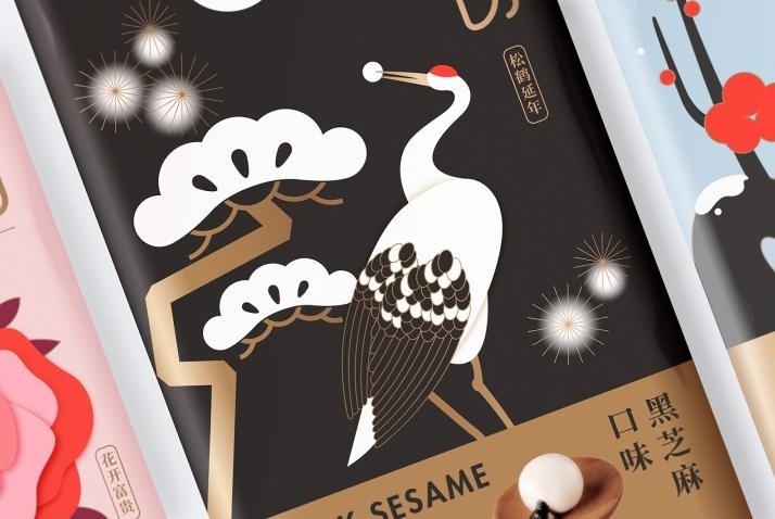 驚艷四座的國風之美，中式湯圓包裝設(shè)計